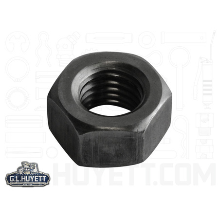 G.L. HUYETT Hex Nut, 7/8"-14, Carbon Steel, Plain HXN-087514